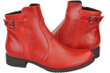 Damen-Winterstiefel, Naturleder, Rot 156 von ElitaBut