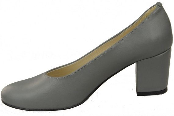 Damenschuhe Graue Pumps Naturnarbenleder 125 ElitaBut