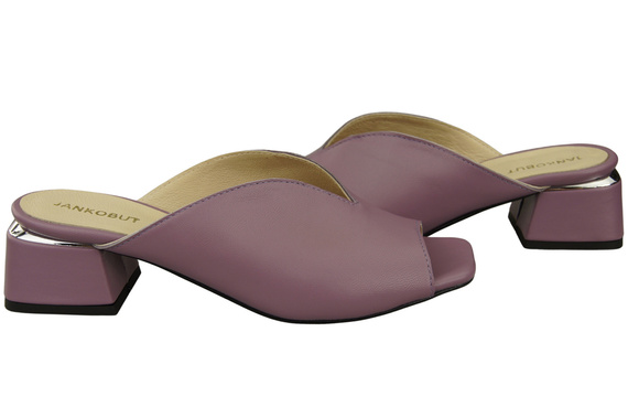 Damen Schuhe Absätze Flip Flops Lilienfarben Naturleder 210 ElitaBut