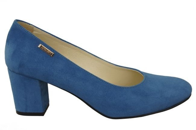 Damenschuhe Blaue Pumps Natürliches Wildleder 125 ElitaBut