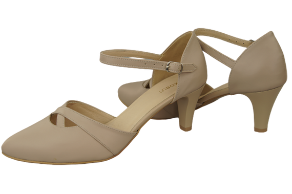 Damenschuhe Sandalen Cappuccino Grain Naturleder 151 ElitaBut