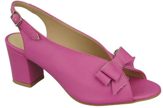 Damenschuhe Sandalen Fuchsia Naturleder Korn 148 L ElitaBut