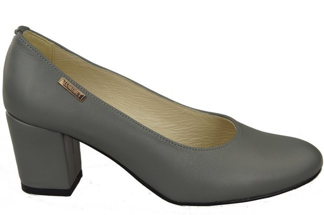 Damenschuhe Graue Pumps Naturnarbenleder 125 ElitaBut