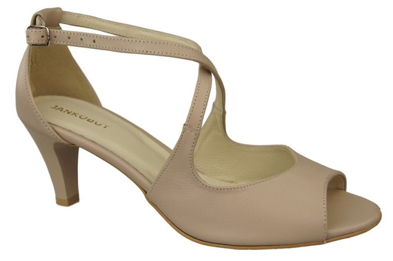 Damenschuhe Sandalen Cappuccino Grain Naturleder 115 ElitaBut