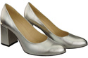 Damenschuhe Silber Pumps Naturleder 179 ElitaBut