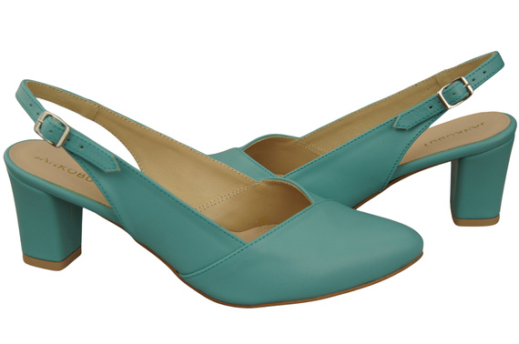 Damen Footwear Türkis Stiletto Sandalen Natural Leder 217 ElitaBut