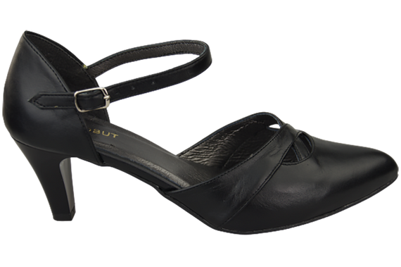 Damenschuhe Sandalen Schwarz Naturleder 151 ElitaBut