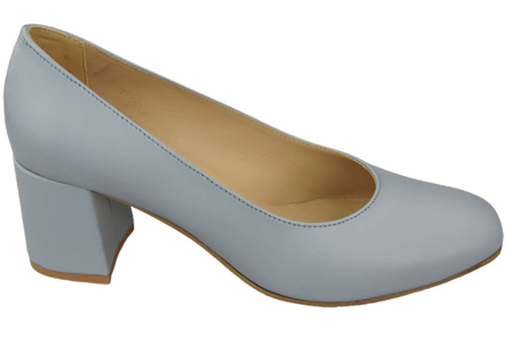 Damenschuhe Pumps Naturleder 171 Hellblau ElitaBut