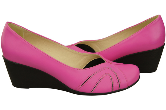 Damen Schwarz Naturleder Gestiefelte Fuchsie 828 ElitaBut