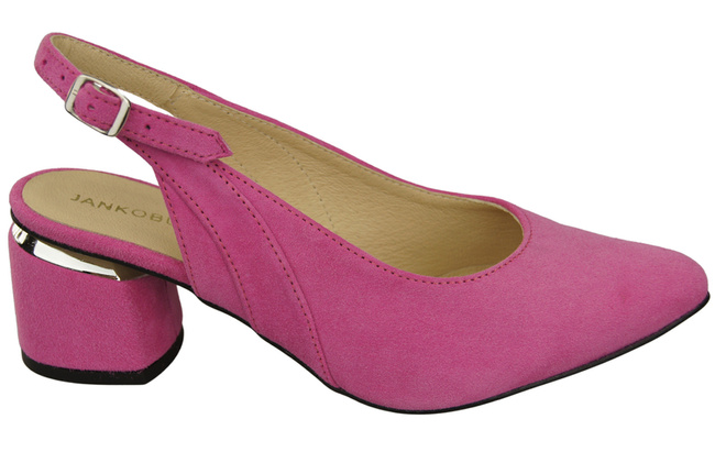 Damensandalen aus natürlichem Wildleder Fuchsia Eleganz und Komfort 196 von ElitaBut