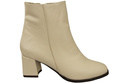 Damenstiefel Beige für Winter Naturleder 214 Z ElitaBut
