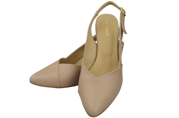 Damen Footwear Cappuccino Blass Stiletto Sandalen Natural Leder 217 ElitaBut