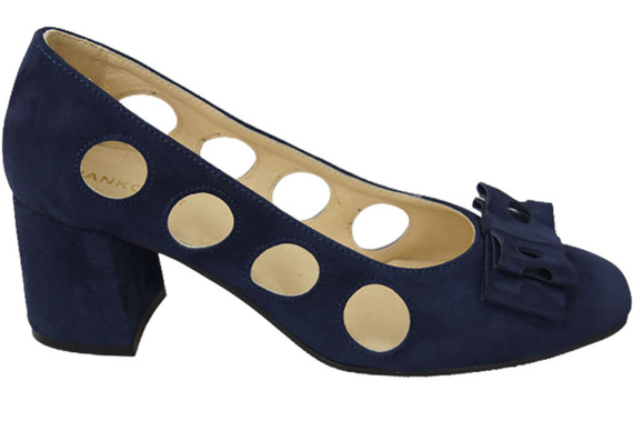 Damenschuhe Pumps Marineblau Natürliches Wildleder 182 ElitaBut