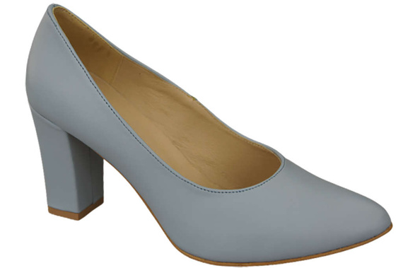 Damenschuhe Pumps Hellblau Naturleder 170 ElitaBut