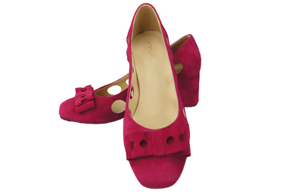 Damenschuhe Pumps Lila Natürliches Wildleder 182 ElitaBut