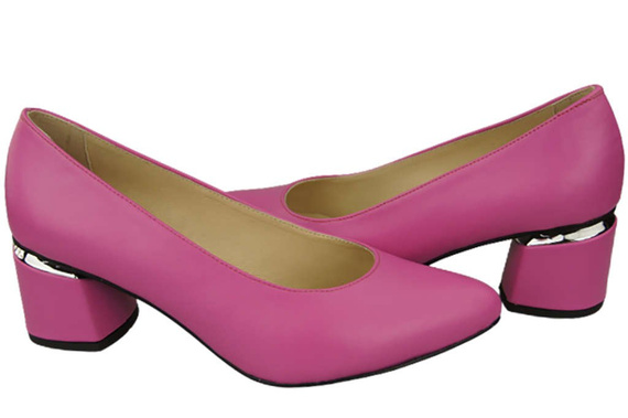 Damenschuhe Pumps Fuchsia Naturleder 143 ElitaBut