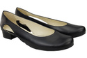 Damen Ballerinas Schwarz, Naturleder 103 ElitaBut