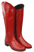 Schuhe Damenstiefel, Stiefel, Naturleder 124 Red ElitaBut