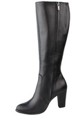 Schuhe Damenstiefel, Naturleder, Schwarz 944 ElitaBut