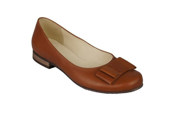 Damen Ballerinas Naturleder Rot 702 ElitaBut