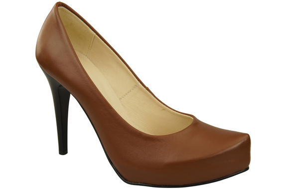 Damen Footwear Braun Stiletto Pumps Naturleder 205 ElitaBut