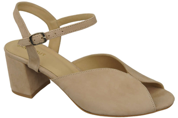 Damenschuhe Sandalen Rosa Puder Naturleder Wildleder 185 ElitaBut