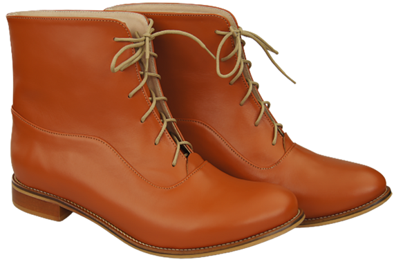 Damenstiefel Frühling/Herbst, Naturleder, Rot, 155 L, ElitaBut