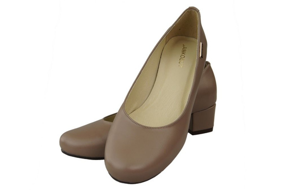 Damenschuhe Pumps Naturleder 116 Cappuccino ElitaBut