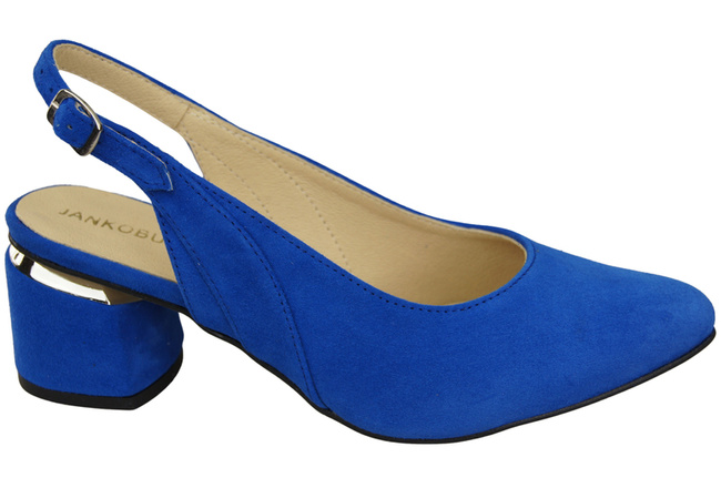 Damensandalen aus natürlichem Wildleder, azurblaue Eleganz und Komfort 196 von ElitaBut