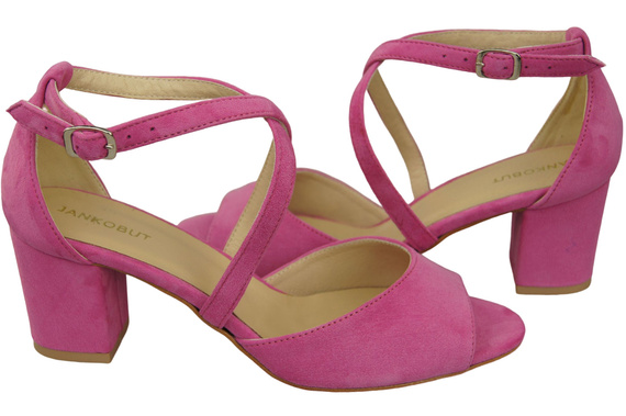 Damenschuhe Sandalen Fuchsia Naturleder Wildleder 111 ElitaBut