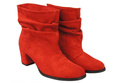 Damenschuhe Stiefeletten, Naturleder, Rot 986 ElitaBut