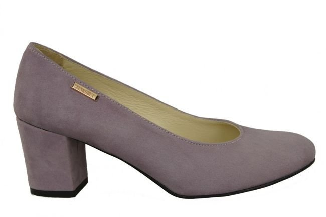 Damenschuhe Pumps Lila Naturleder Wildleder 125 ElitaBut