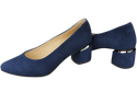 Damenschuhe Pumps Marineblau Natürliches Wildleder 143 Von ElitaBut