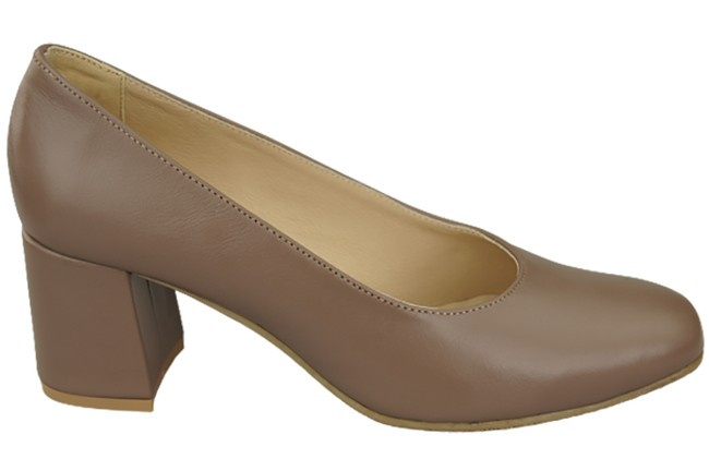 Damenschuhe Pumps Naturleder 171 Cappuccino ElitaBut