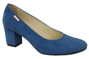 Damenschuhe Blaue Pumps Natürliches Wildleder 125 ElitaBut