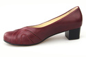 Damenschuhe Pumps, Naturleder, Burgund 786 ElitaBut