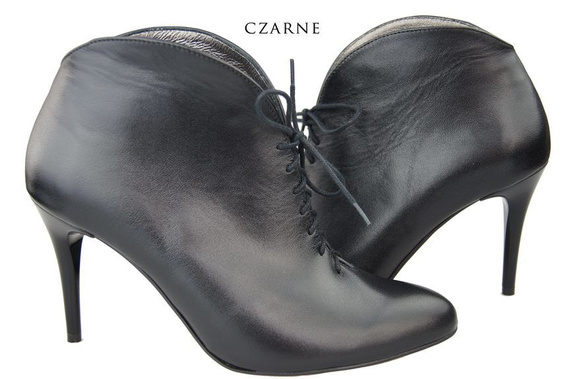 Damenstiefel Frühling/Herbst, Naturleder, Schwarz 955 ElitaBut