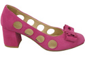 Damenschuhe Fuchsia Pumps Natürliches Wildleder 182 ElitaBut
