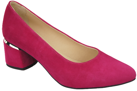 Damenschuhe Pumps Lila Natürliches Wildleder 143 Von ElitaBut
