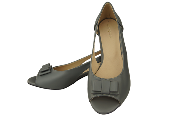 Damenschuhe Sandalen Grau Naturleder 145 ElitaBut