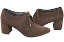 Damenschuhe Schokoladenschuhe Natursamtleder 183 ElitaBut