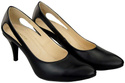Damenschuhe Pumps Schwarz Naturleder 166 ElitaBut