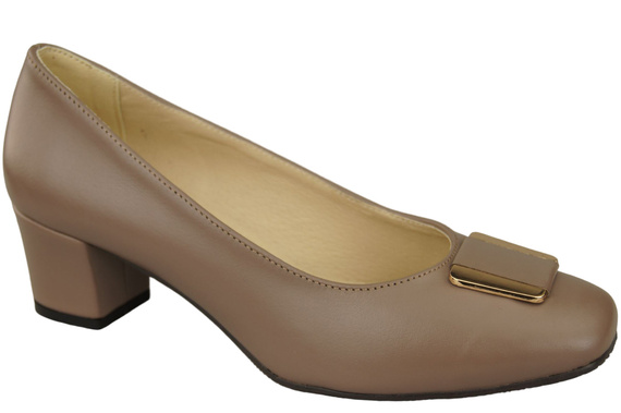 Damenschuhe Pumps Naturleder 187 Cappuccino Dark ElitaBut