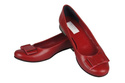 Damen Ballerinas Naturleder Rot 702 ElitaBut