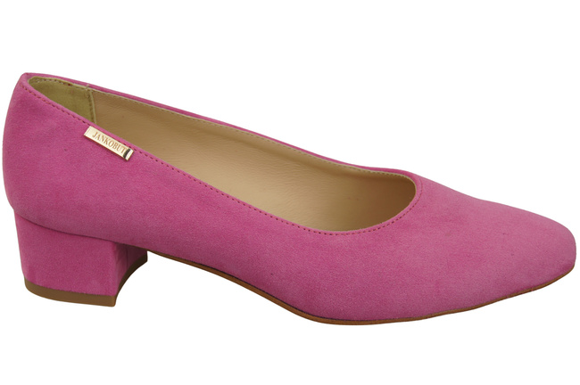 Bequeme Damen-Schuhe Fuchsie aus echtem Veloursleder 220 Z ElitaBut