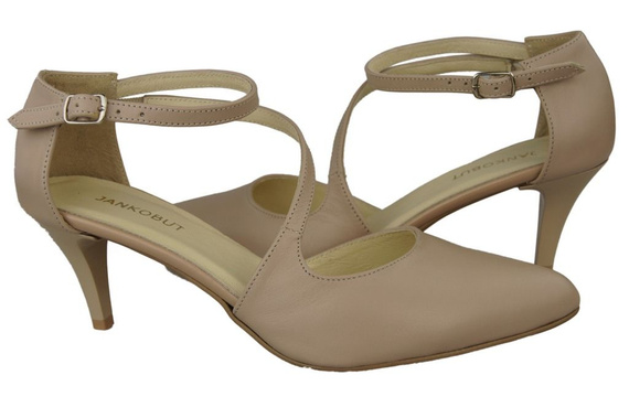 Damenschuhe Sandalen Niedriger Absatz Naturleder Cappuccino Lico 990 ElitaBut