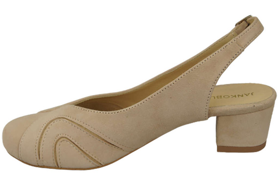 Damenschuhe Sandalen, Naturleder, Wildleder, Puderrosa 842 von ElitaBut