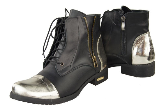 Damen Winterstiefel, Naturleder, Black Gold 820, von ElitaBut