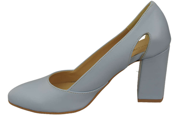 Damenschuhe Pumps Hellblau Naturleder 184 ElitaBut