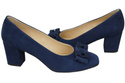 Damenschuhe Pumps Marineblau Natürliches Wildleder 163 ElitaBut